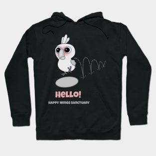 HWS Nerdy Birdy ~ Goffin's Cockatoo Hoodie